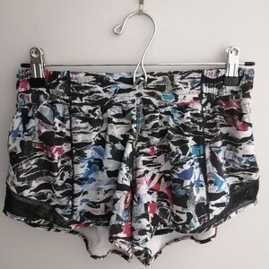 Lululemon Hotty Hot Shorts Multicolour 2" Running Culture Clash Multi Size 6